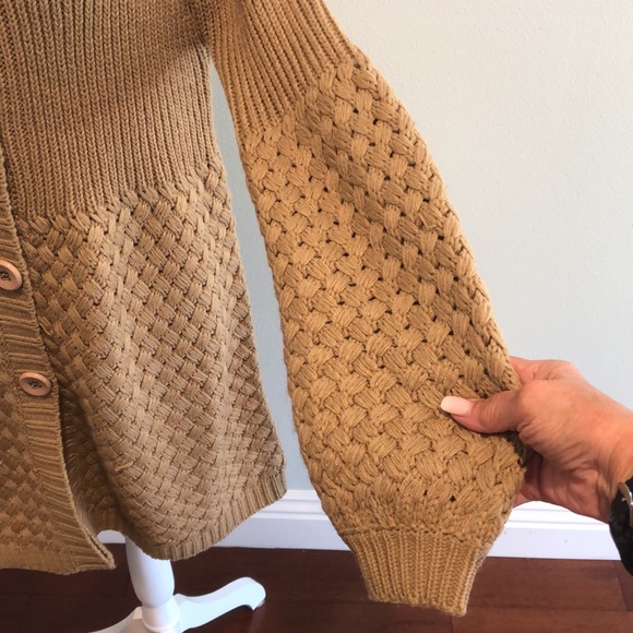 REBELL’s S/M women’s long button down sweater with hood - Picture 3 of 10